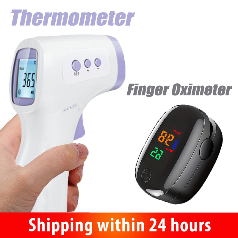 Pulse Oximeter - Bezkontaktowy termometr na podczerwień do pomiaru