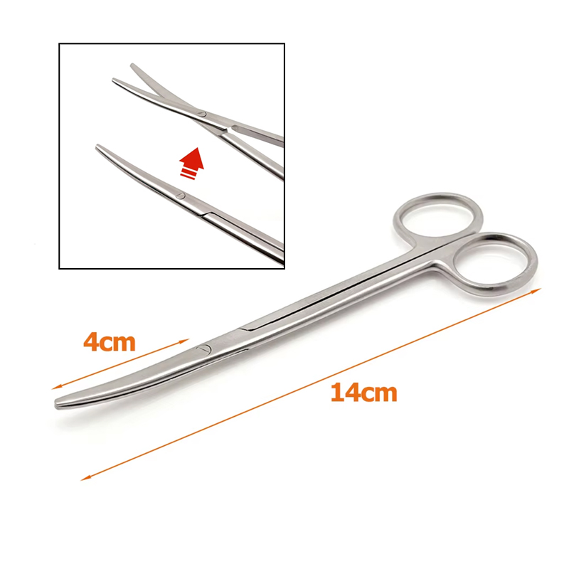 Medical Scissors - Nożyczki Metzenbaum TC 14 cm Zakrzywione