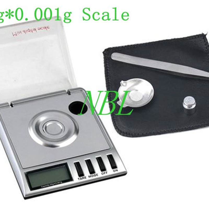 Xlab Medical - 0.001g 20g cyfrowa waga miligramowa klejnot