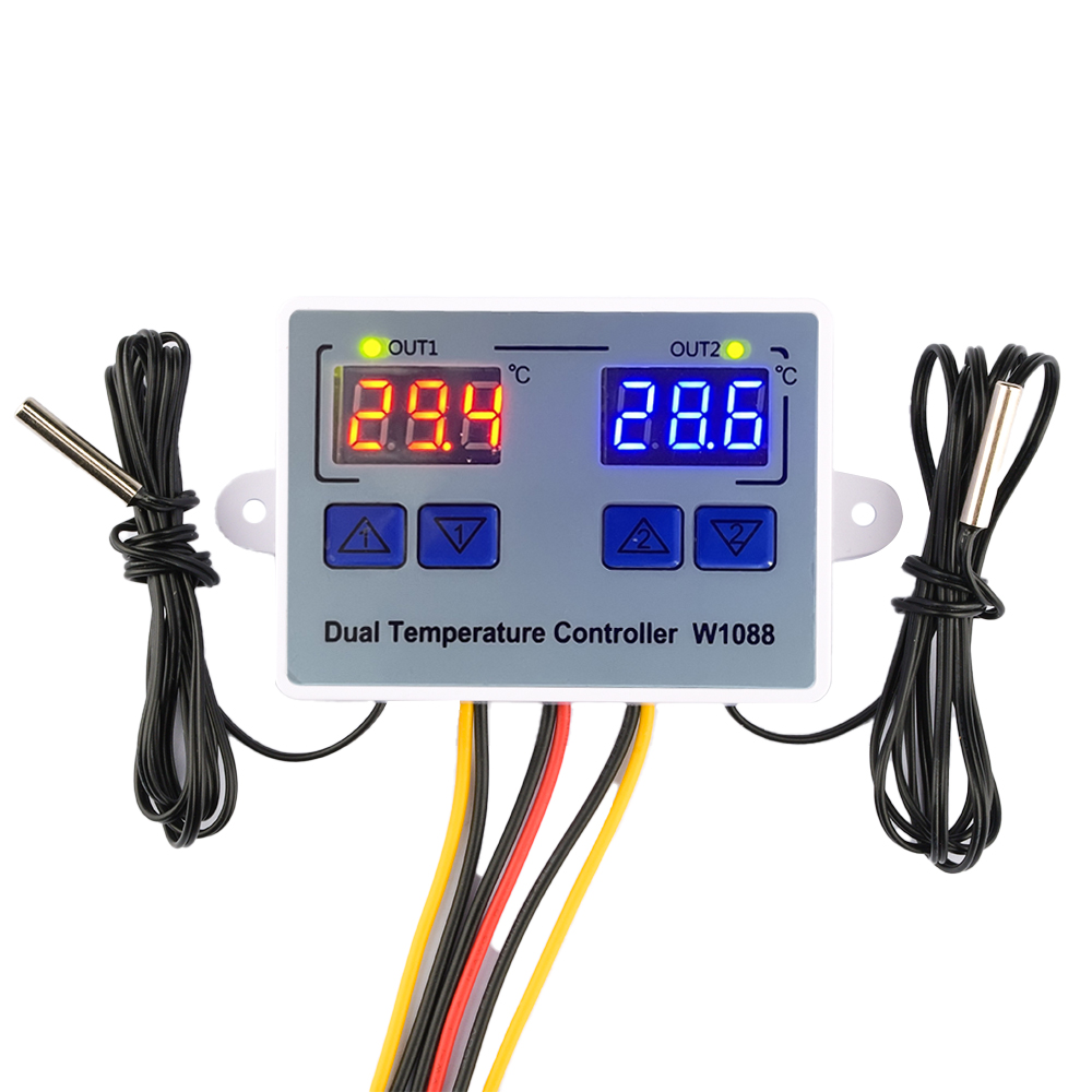 Lab Incubator - W1088 podwójny LED cyfrowy czujnik temperatury