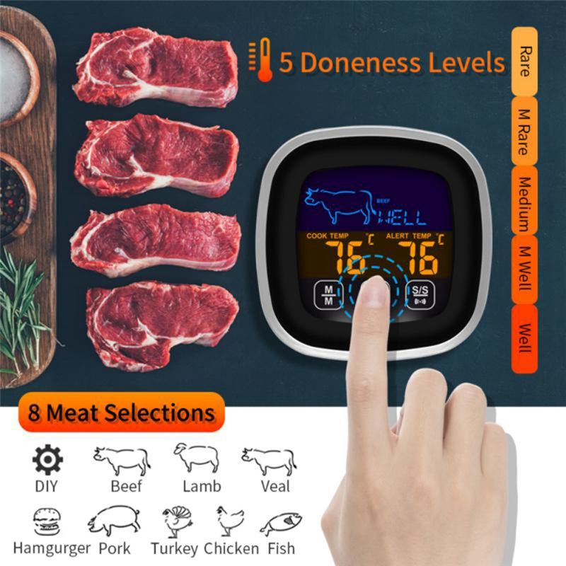 Thermometer Digital - SUPERSALE Cyfrowy Termometr Kuchenny ze Stali