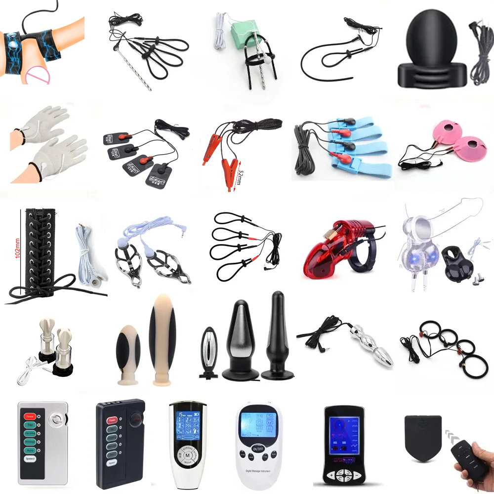 Medical Gloves - Elektrostymulator Zabawka do masażu Stymulacja Masturbacja