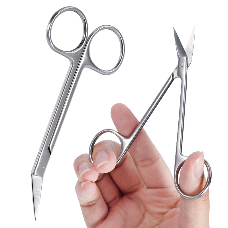 Medical Scissors - 1 szt. Dentystyczne mikro-nożyczki z zakrzywioną
