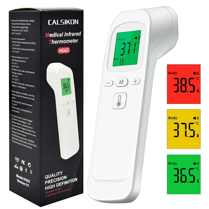 Pulse Oximeter - Medyczny cyfrowy termometr na podczerwień Szybki
