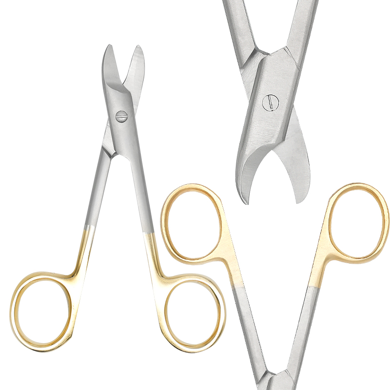 Medical Scissors - 1 szt. Metalowe nożyczki koronowe ze