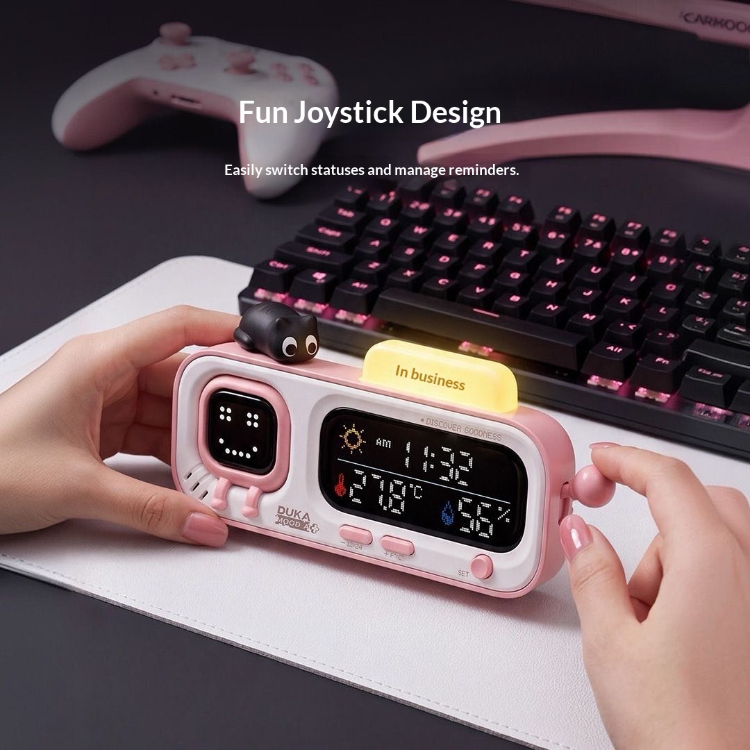 Inteligentny zegar biurkowy DU – Thermometer Digital recenzja i cena