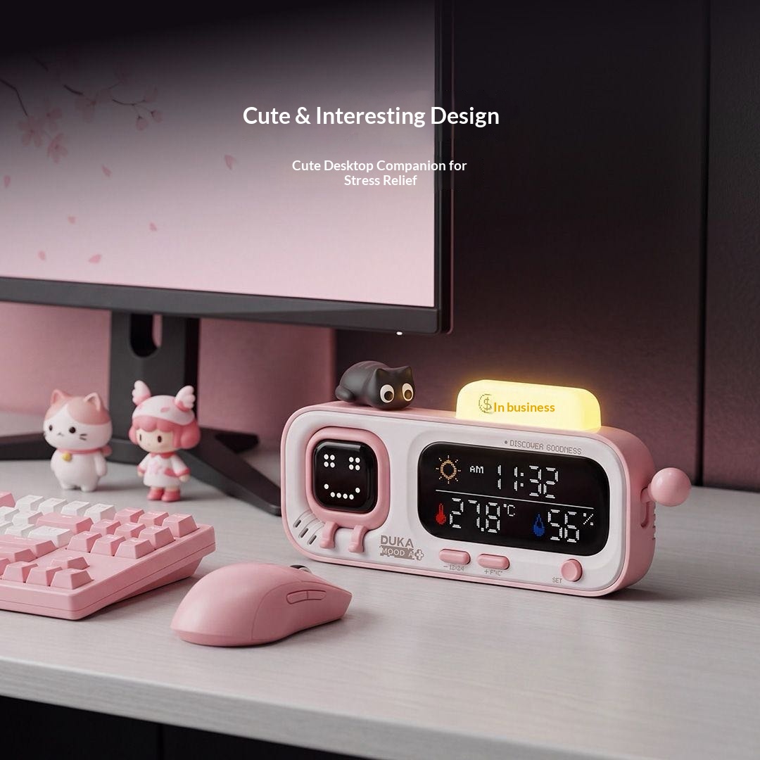 Inteligentny zegar biurkowy DU – Thermometer Digital recenzja i cena