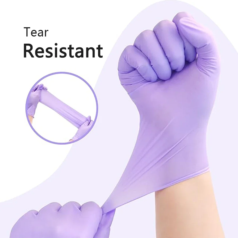 10-100 szt. Jednorazowe fiolet – Medical Gloves recenzja i cena