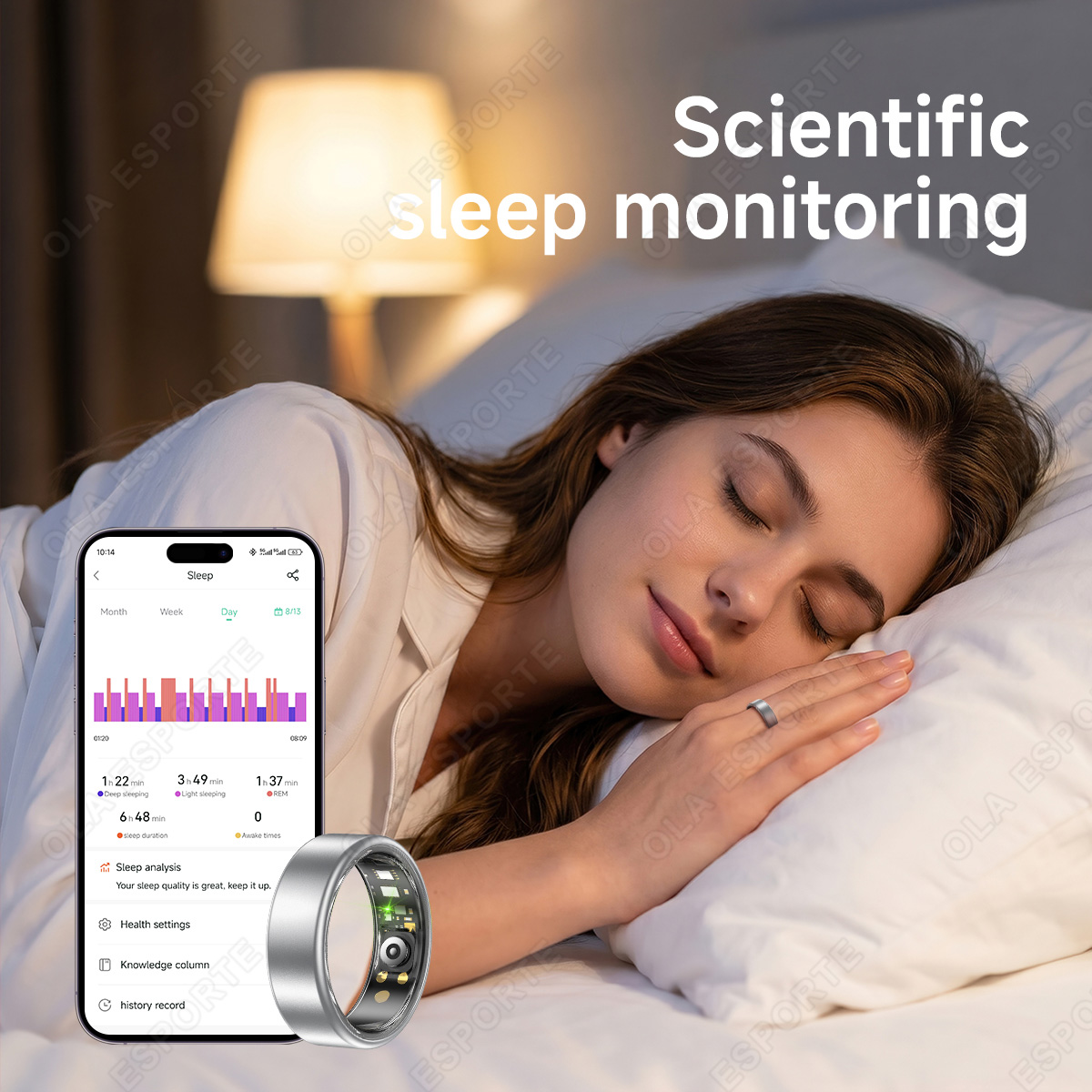 Pierścień inteligentny dla kob – Blood Pressure Monitor recenzja i cena