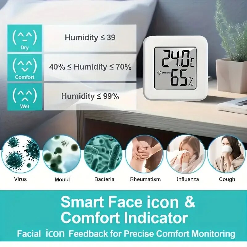 Cyfrowy higrometr termometr, t – Thermometer Digital recenzja i cena