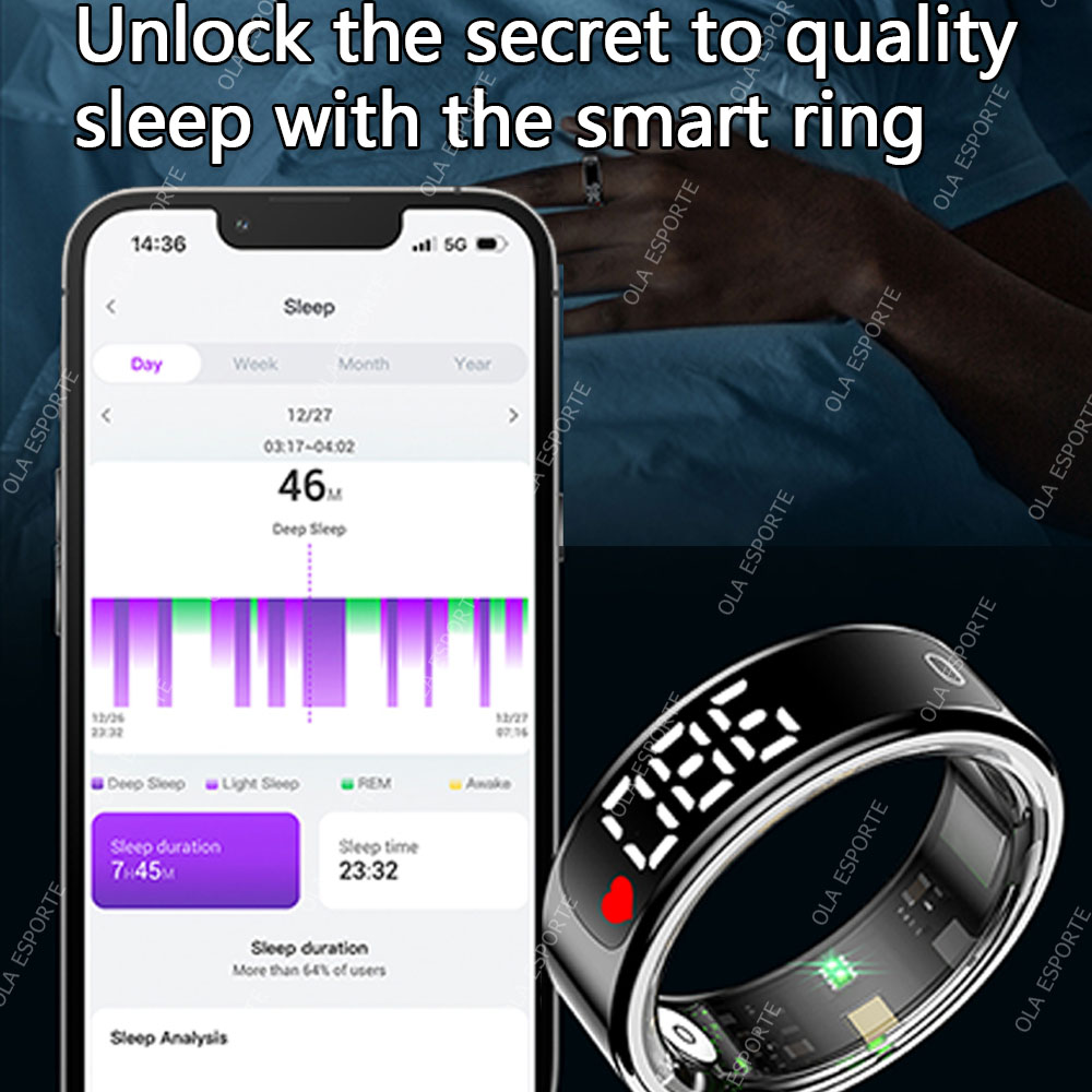 Inteligentny pierścień z etui  – Blood Pressure Monitor recenzja i cena