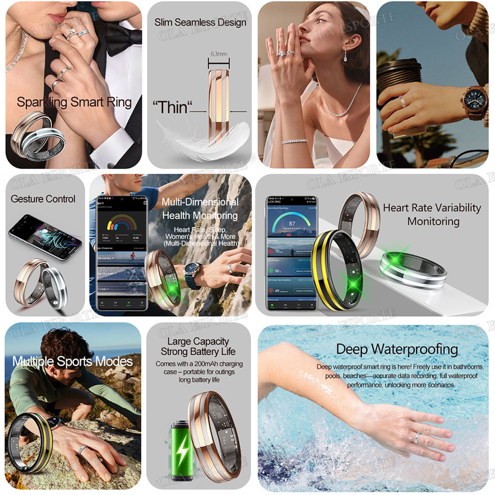 Inteligentny pierścień z czujn – Blood Pressure Monitor recenzja i cena